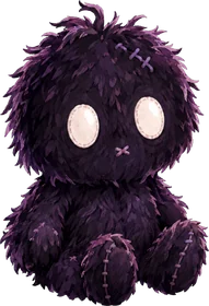 The Closet Shadow as a sleepy plush