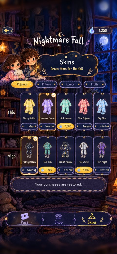 Choosing cozy pajamas for Mila and Vigo